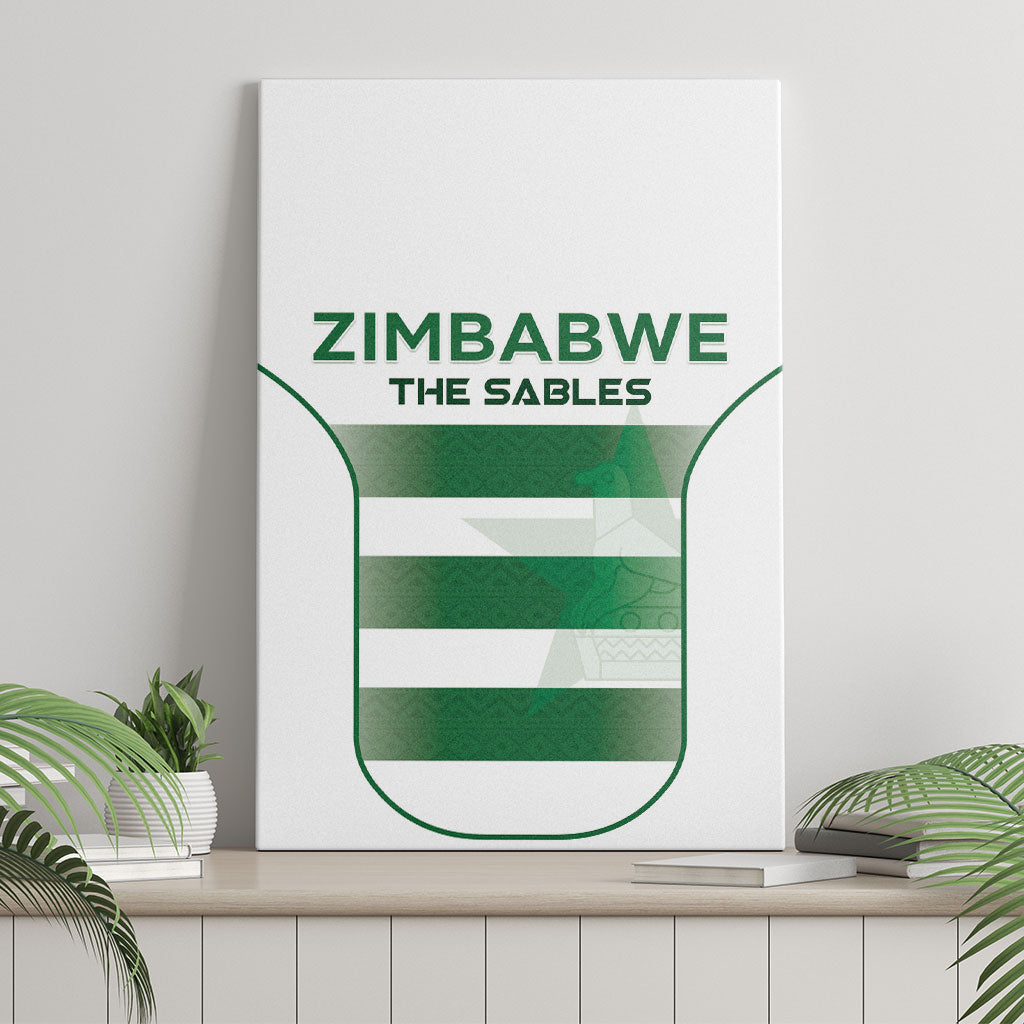 Zimbabwe Sables Rugby Canvas Wall Art Sporty Style