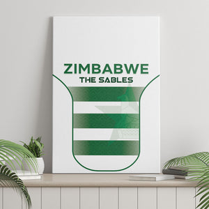 Zimbabwe Sables Rugby Canvas Wall Art Sporty Style