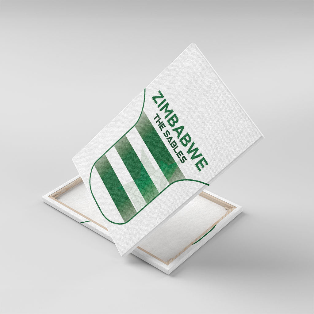 Zimbabwe Sables Rugby Canvas Wall Art Sporty Style