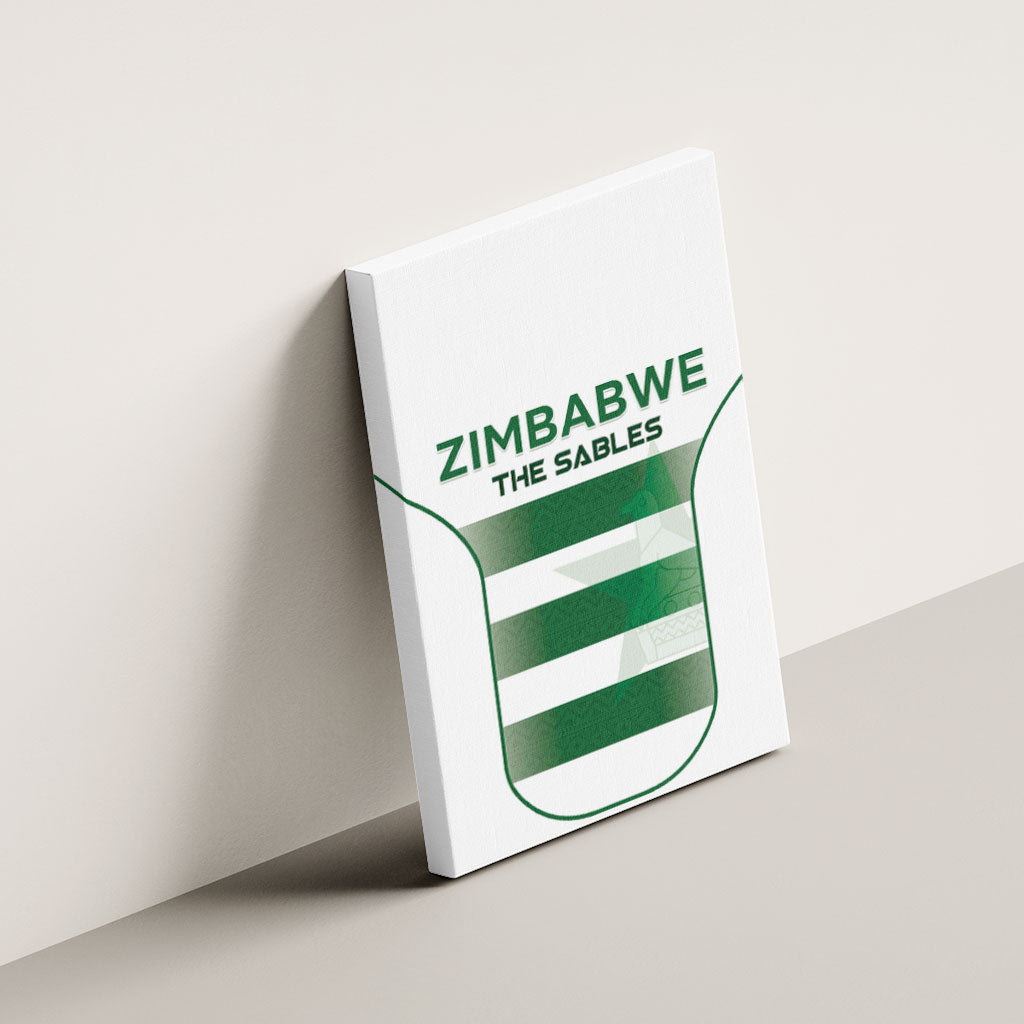 Zimbabwe Sables Rugby Canvas Wall Art Sporty Style