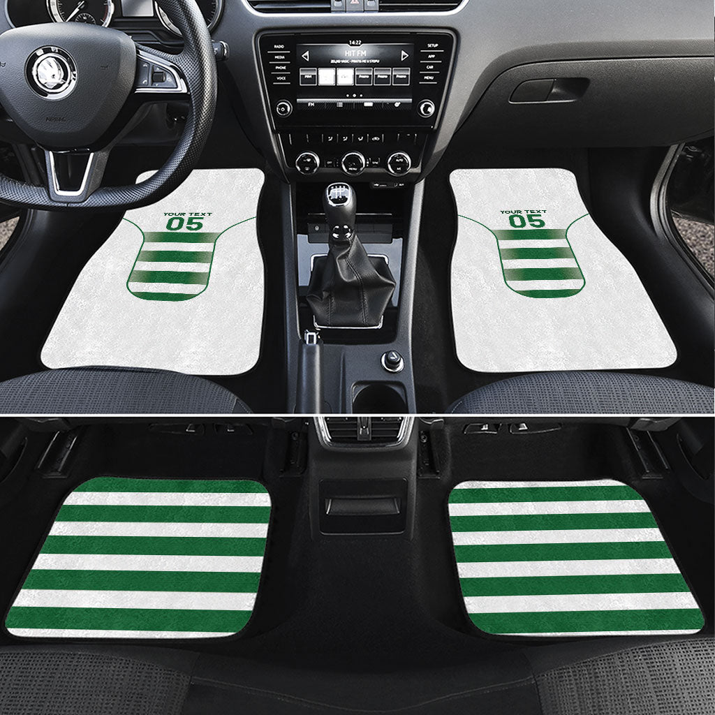 Custom Zimbabwe Sables Rugby Car Mats Sporty Style