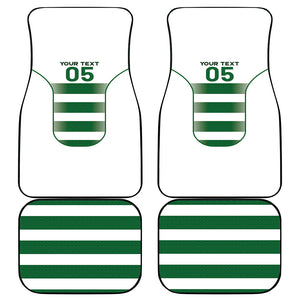 Custom Zimbabwe Sables Rugby Car Mats Sporty Style