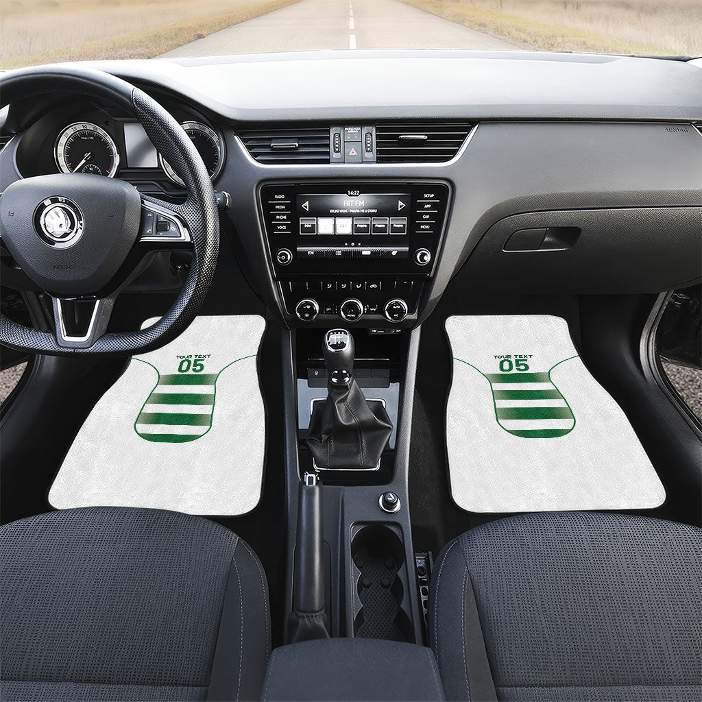 Custom Zimbabwe Sables Rugby Car Mats Sporty Style