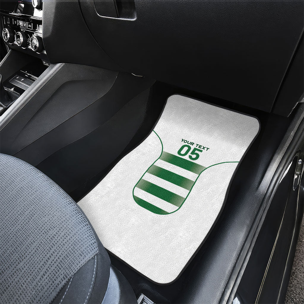 Custom Zimbabwe Sables Rugby Car Mats Sporty Style