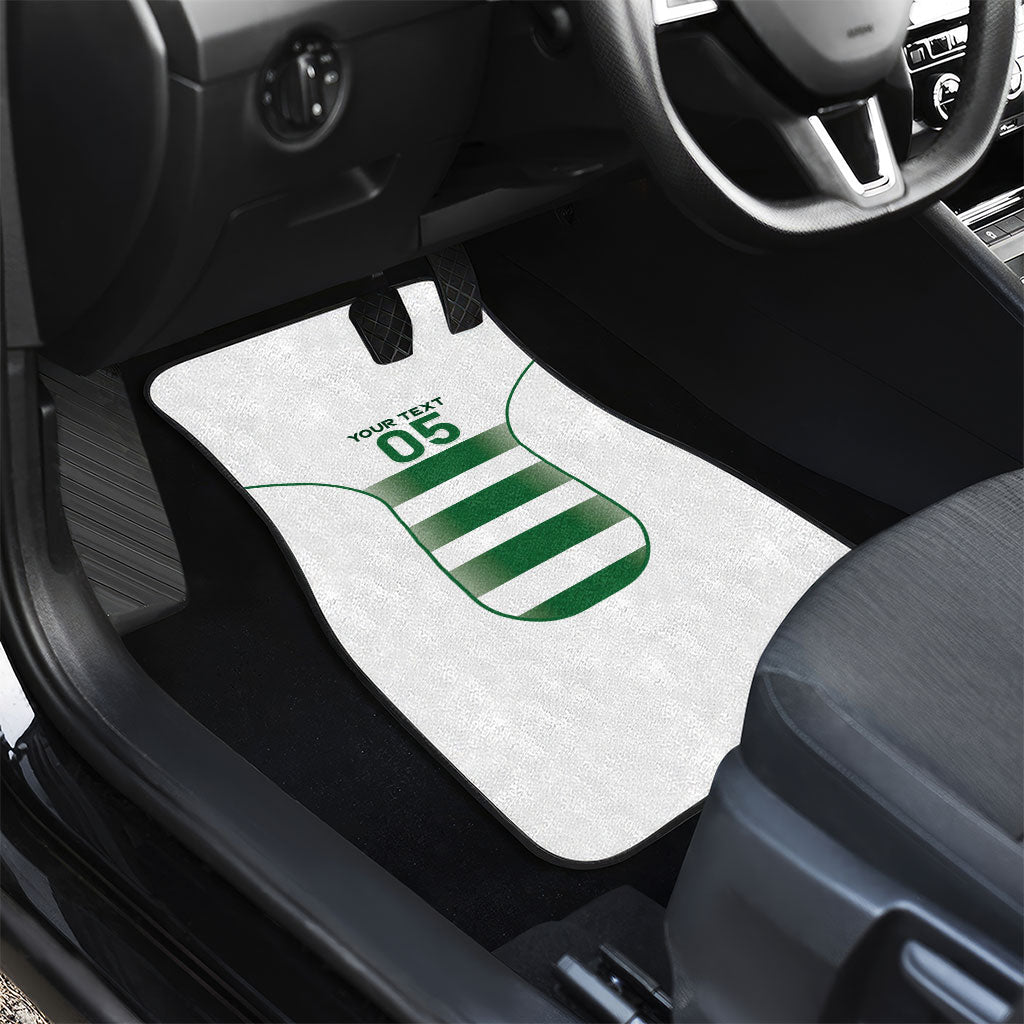 Custom Zimbabwe Sables Rugby Car Mats Sporty Style