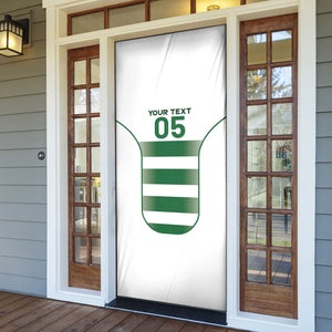 Custom Zimbabwe Sables Rugby Door Cover Sporty Style