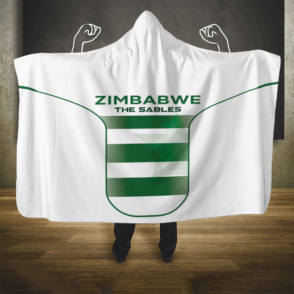 Zimbabwe Sables Rugby Hooded Blanket Sporty Style