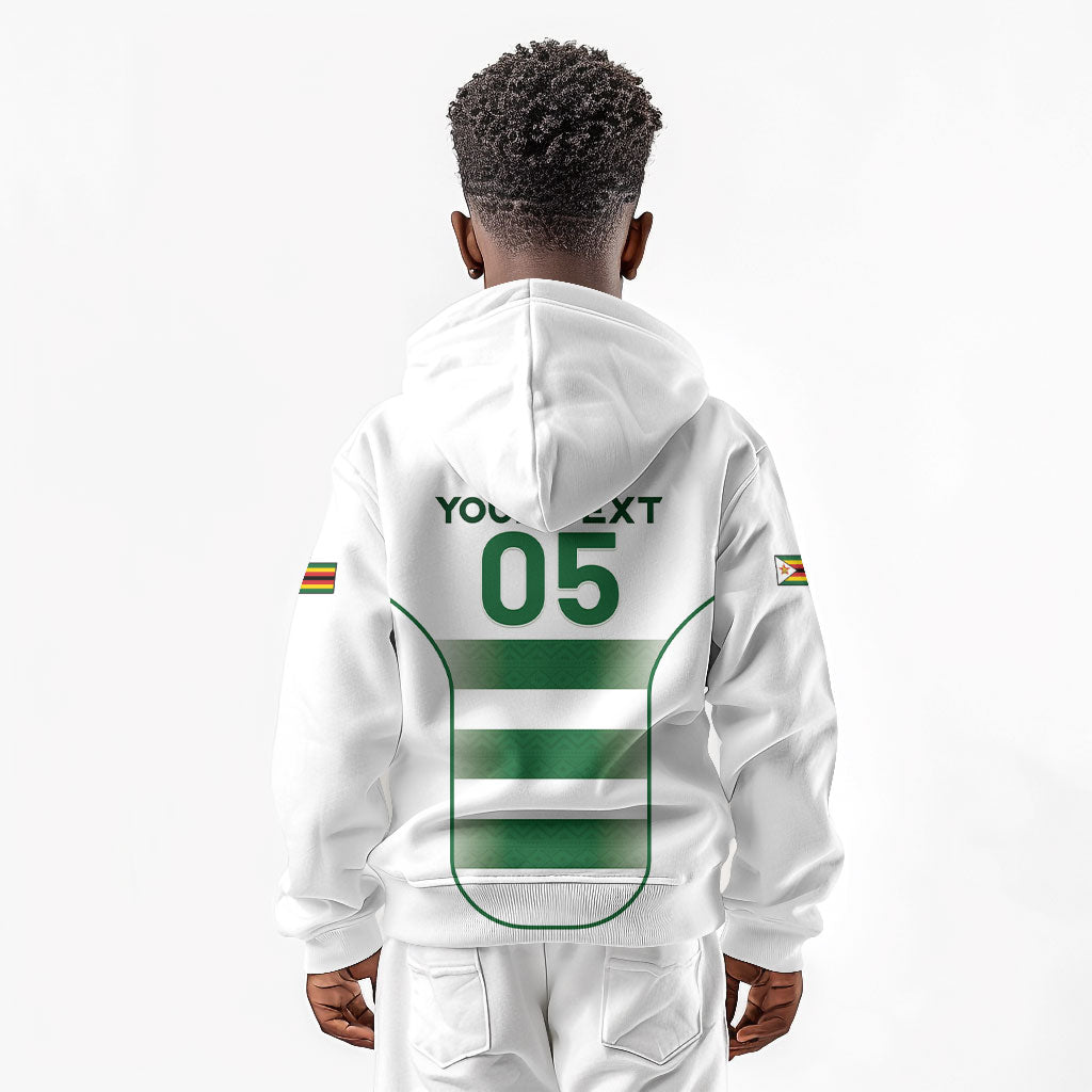 Custom Zimbabwe Sables Rugby Kid Hoodie Sporty Style