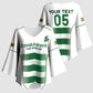 Custom Zimbabwe Sables Rugby Kimono Sleeve Blouse Sporty Style