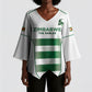Custom Zimbabwe Sables Rugby Kimono Sleeve Blouse Sporty Style