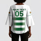 Custom Zimbabwe Sables Rugby Kimono Sleeve Blouse Sporty Style