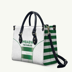 Zimbabwe Sables Rugby Leather Bag Sporty Style