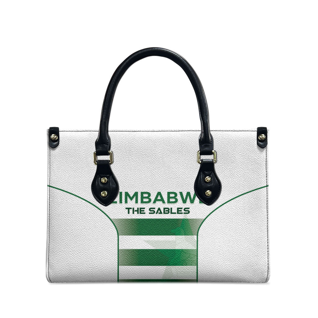 Zimbabwe Sables Rugby Leather Bag Sporty Style