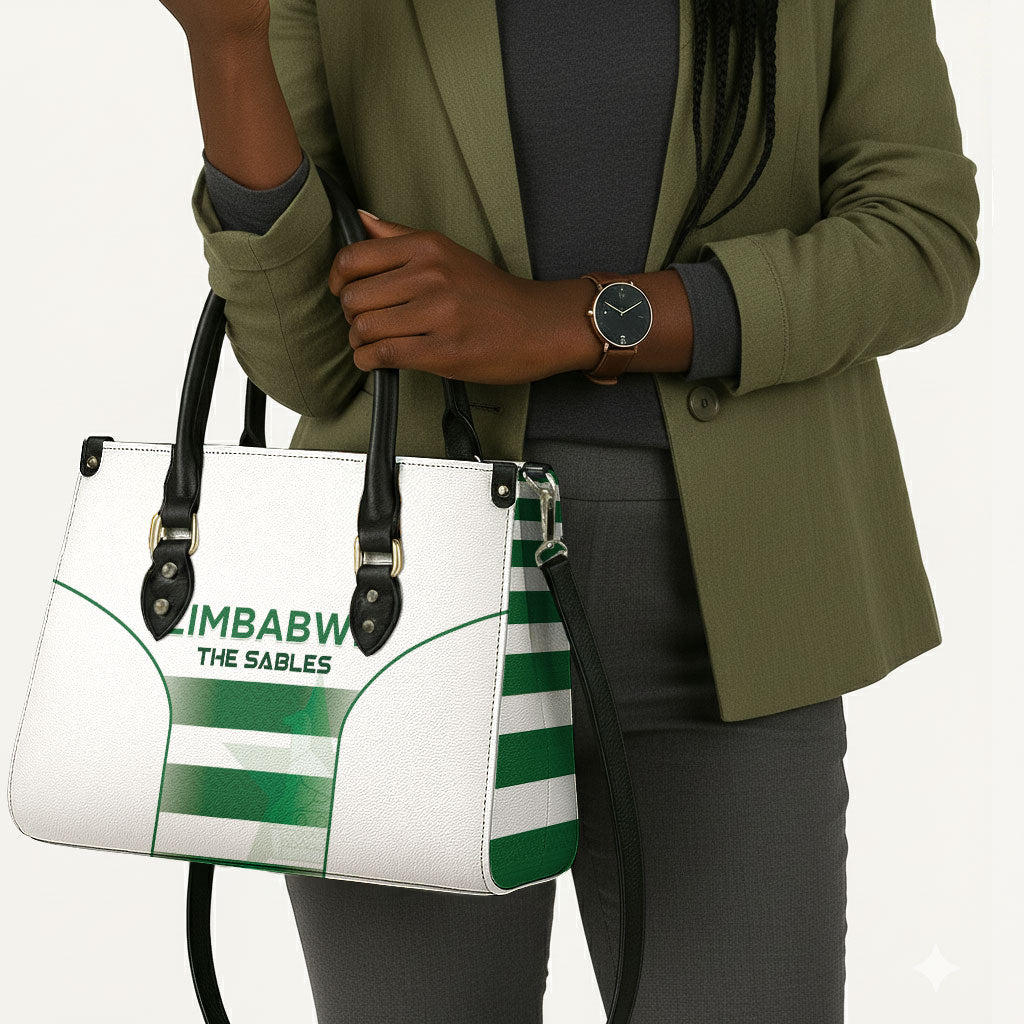 Zimbabwe Sables Rugby Leather Bag Sporty Style