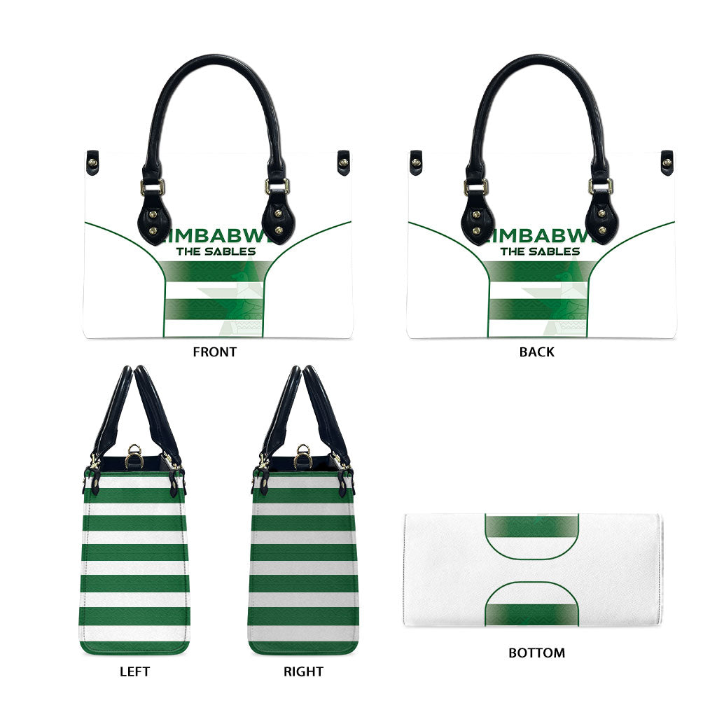 Zimbabwe Sables Rugby Leather Bag Sporty Style