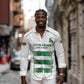 Custom Zimbabwe Sables Rugby Long Sleeve Button Shirt Sporty Style