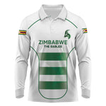 Custom Zimbabwe Sables Rugby Long Sleeve Polo Shirt Sporty Style