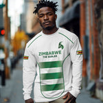Custom Zimbabwe Sables Rugby Long Sleeve Shirt Sporty Style