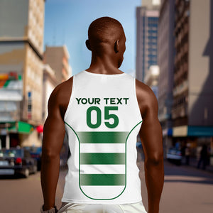 Custom Zimbabwe Sables Rugby Men Tank Top Sporty Style