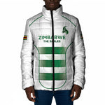 Custom Zimbabwe Sables Rugby Padded Jacket Sporty Style