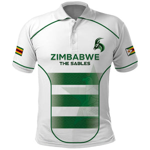 Custom Zimbabwe Sables Rugby Polo Shirt Sporty Style