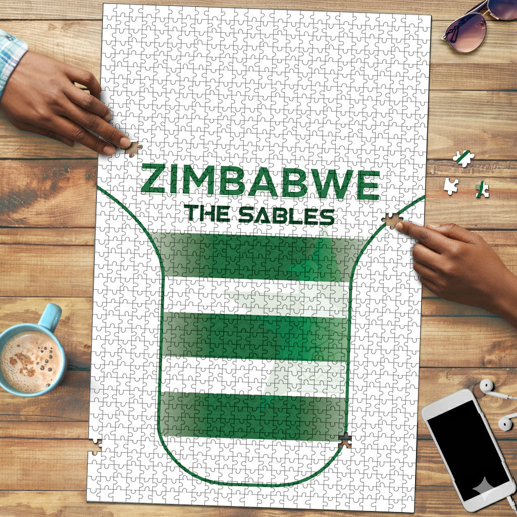 Zimbabwe Sables Rugby Puzzle Sporty Style
