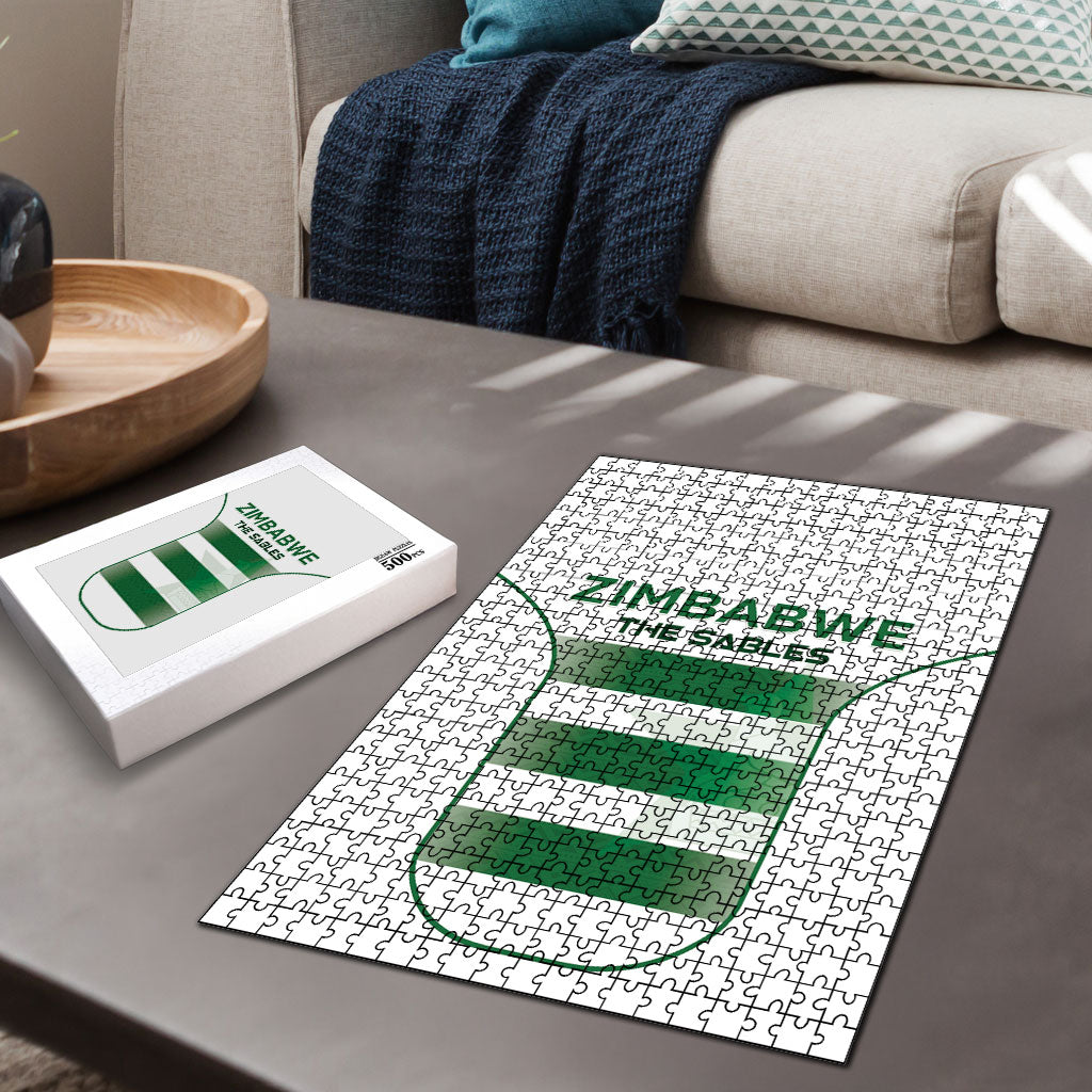 Zimbabwe Sables Rugby Puzzle Sporty Style