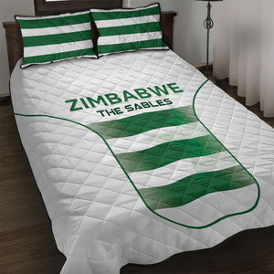 Zimbabwe Sables Rugby Quilt Bed Set Sporty Style