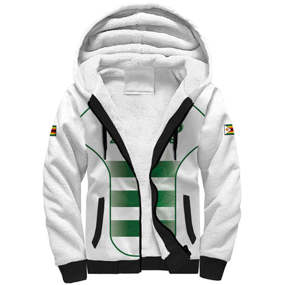 Custom Zimbabwe Sables Rugby Sherpa Hoodie Sporty Style