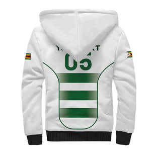 Custom Zimbabwe Sables Rugby Sherpa Hoodie Sporty Style