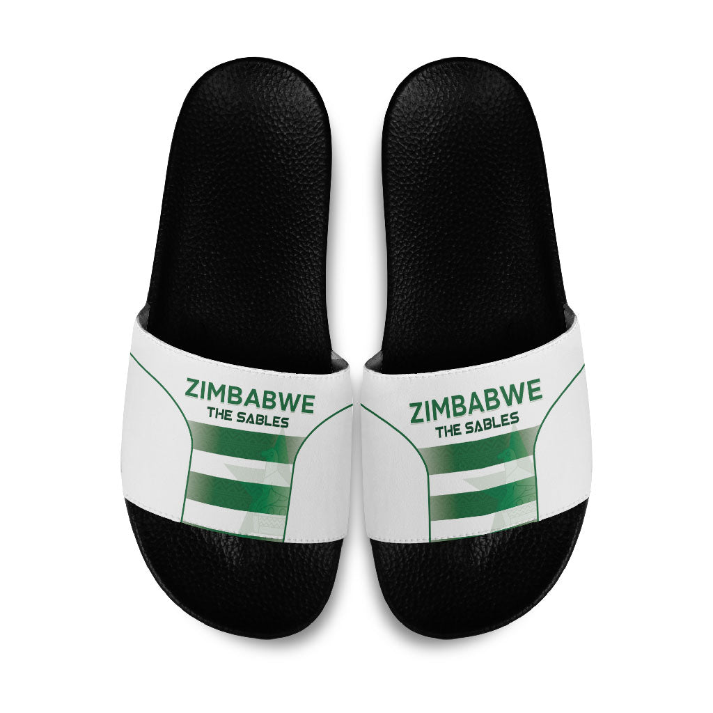Zimbabwe Sables Rugby Slide Sandals Sporty Style