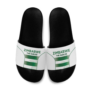 Zimbabwe Sables Rugby Slide Sandals Sporty Style