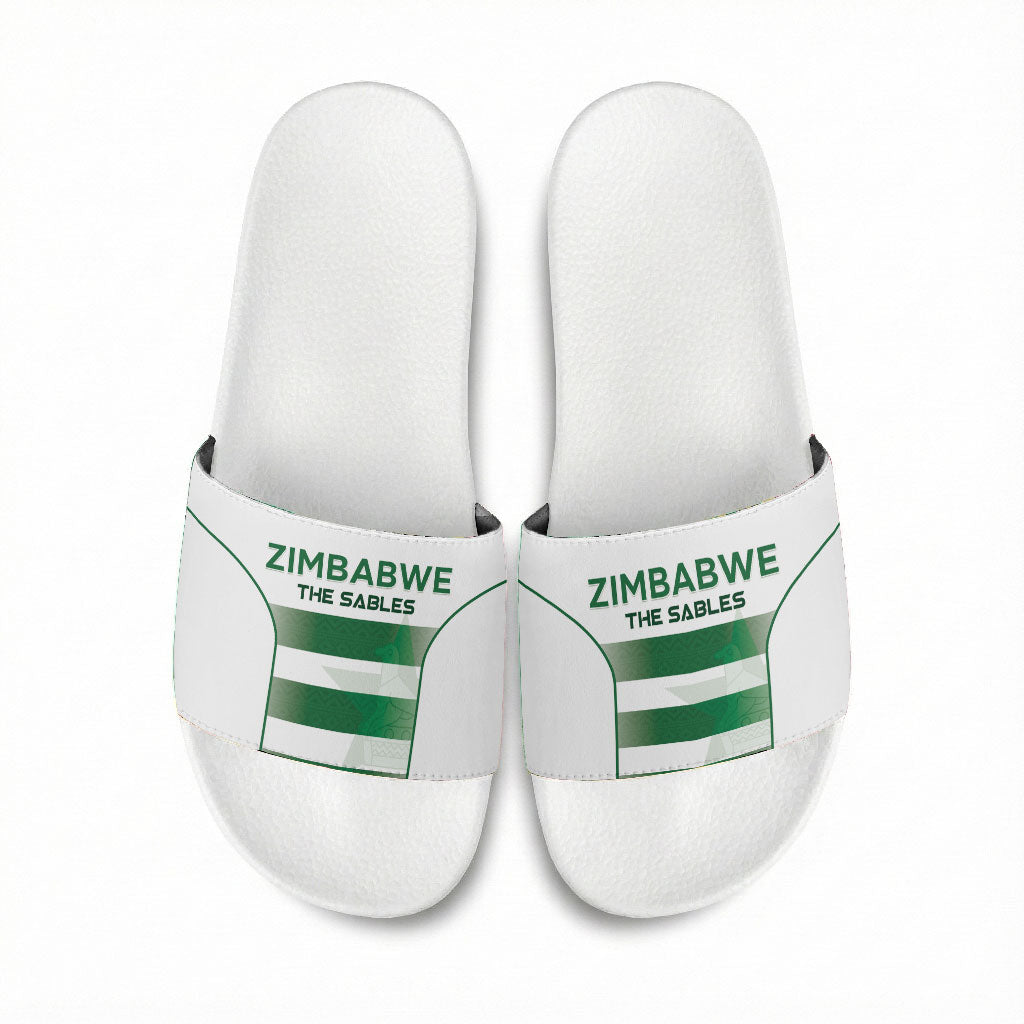 Zimbabwe Sables Rugby Slide Sandals Sporty Style