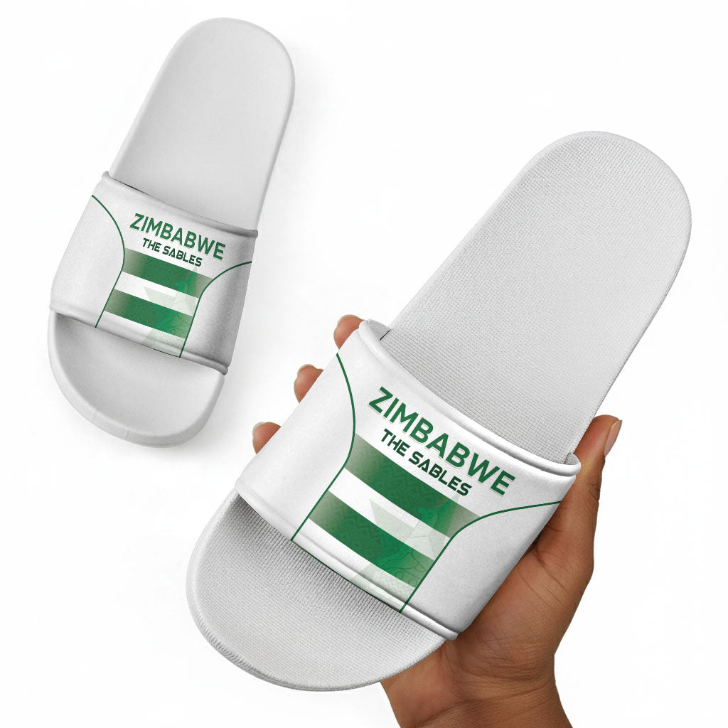 Zimbabwe Sables Rugby Slide Sandals Sporty Style
