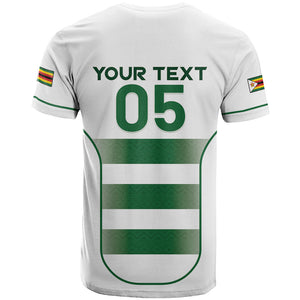 Custom Zimbabwe Sables Rugby T shirt Sporty Style