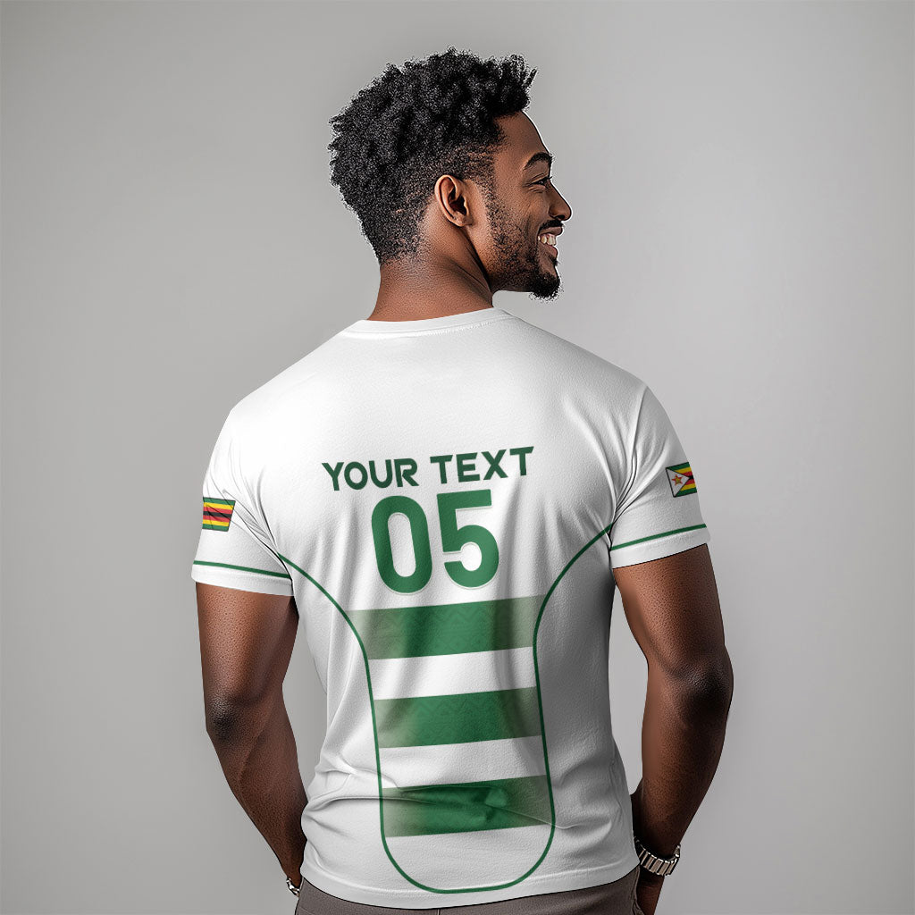 Custom Zimbabwe Sables Rugby T shirt Sporty Style