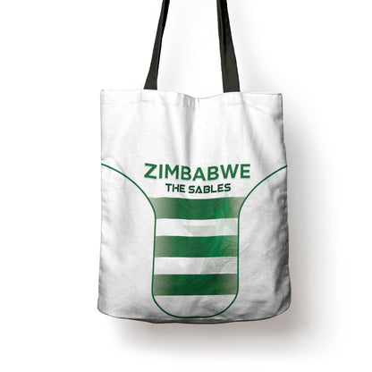 Zimbabwe Sables Rugby Tote Bag Sporty Style