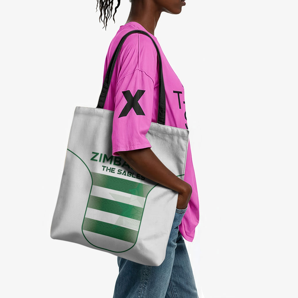 Zimbabwe Sables Rugby Tote Bag Sporty Style