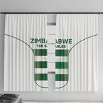 Zimbabwe Sables Rugby Window Curtain Sporty Style