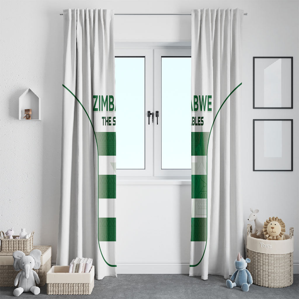 Zimbabwe Sables Rugby Window Curtain Sporty Style
