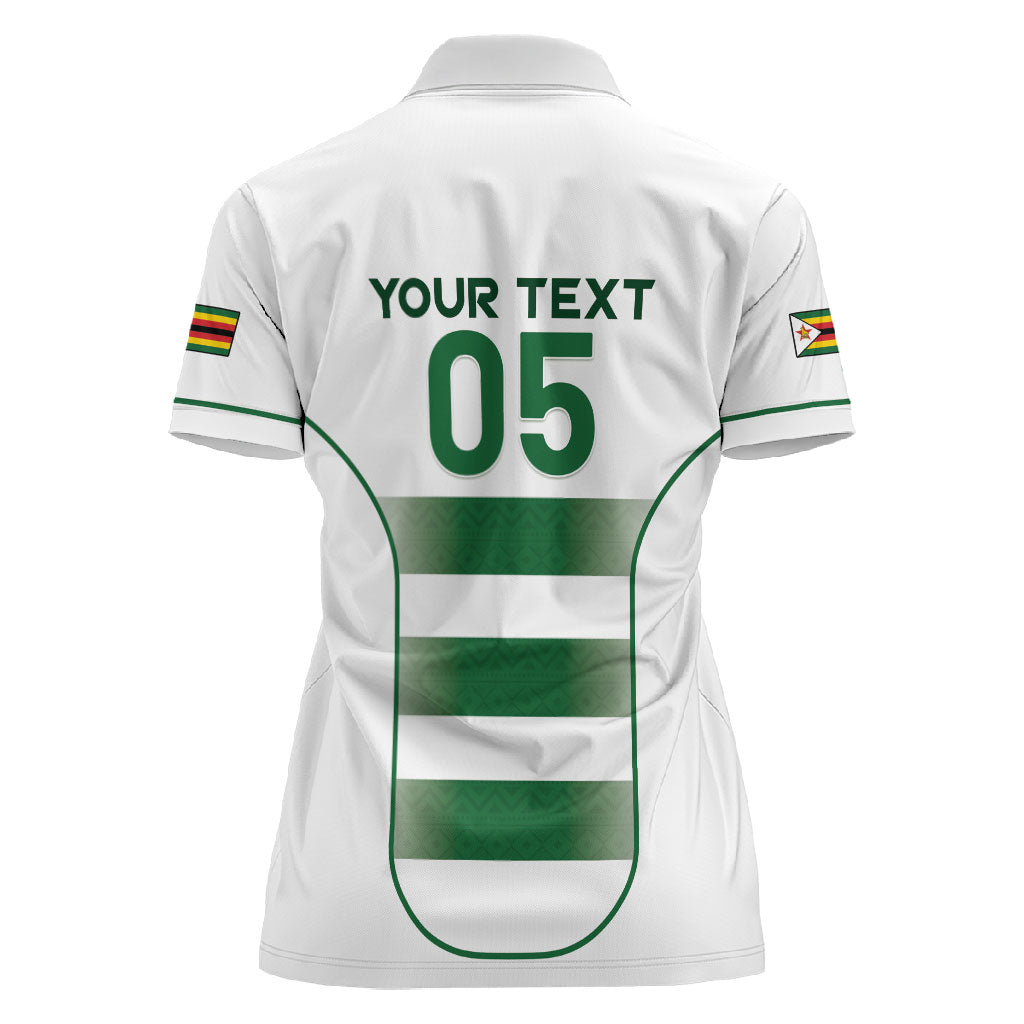 Custom Zimbabwe Sables Rugby Women Polo Shirt Sporty Style