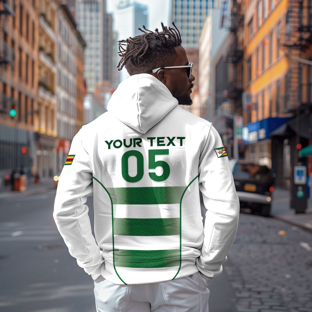 Custom Zimbabwe Sables Rugby Zip Hoodie Sporty Style