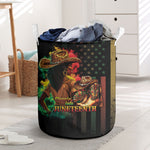 Steppin' into Juneteenth 1865 Laundry Basket Melanin Cowgirl Grunge Style
