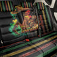 Steppin' into Juneteenth 1865 Back Car Seat Cover Melanin Cowgirl Grunge Style
