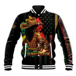 Steppin' into Juneteenth 1865 Baseball Jacket Melanin Cowgirl Grunge Style