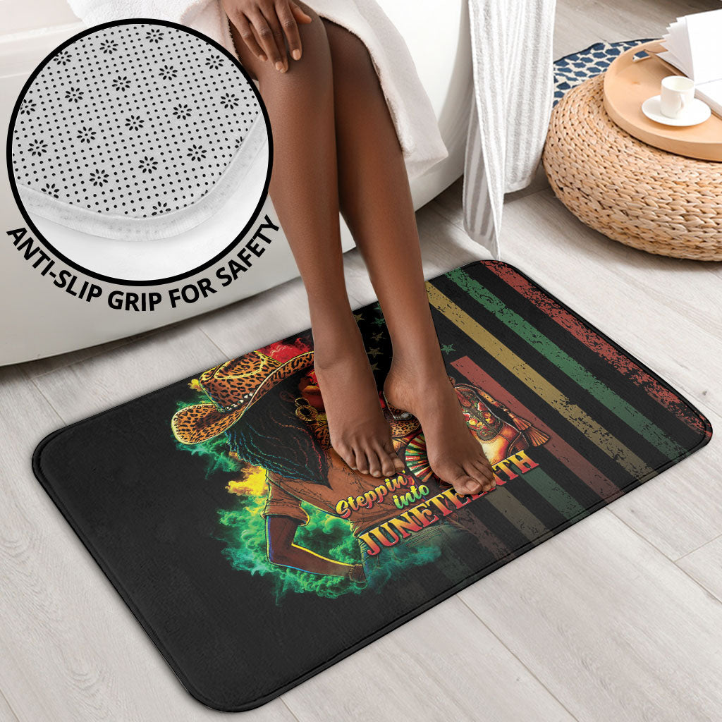 Steppin' into Juneteenth 1865 Bathroom Set Melanin Cowgirl Grunge Style