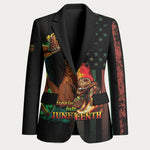Steppin' into Juneteenth 1865 Blazer Melanin Cowgirl Grunge Style
