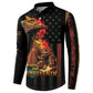 Steppin' into Juneteenth 1865 Button Sweatshirt Melanin Cowgirl Grunge Style