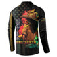 Steppin' into Juneteenth 1865 Button Sweatshirt Melanin Cowgirl Grunge Style