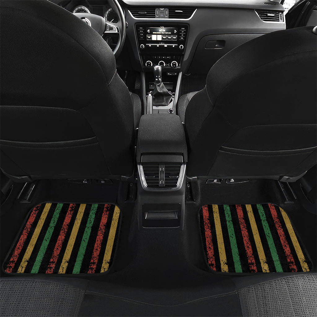 Steppin' into Juneteenth 1865 Car Mats Melanin Cowgirl Grunge Style